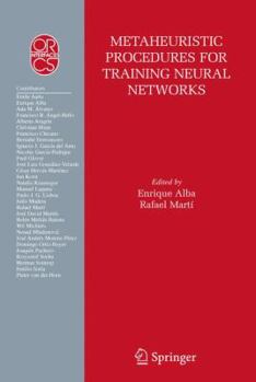 Hardcover Metaheuristic Procedures for Training Neural Networks Book