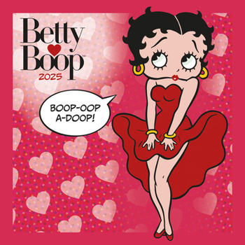 Calendar 2025 Betty Boop USA Illustrated Wall calendar Book