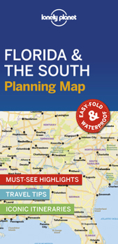 Loose Leaf Lonely Planet Florida & the South Planning Map Book