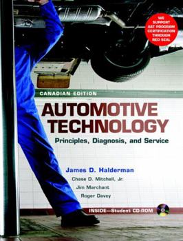 Hardcover Automotive Technology: Principles, Diagnosis, and Service, Canadian Edition Book