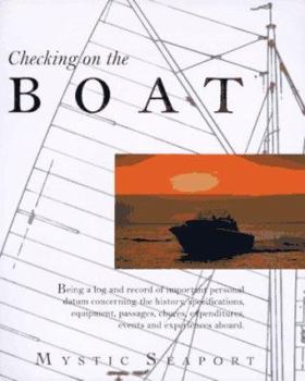 Hardcover Checking on the Boat Book