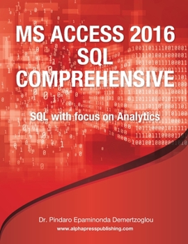 Paperback MS Access 2016 SQL Comprehensive Book