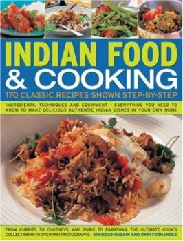 Paperback Indian Food & Cooking: 170 Classic Recipes Shown Step by Step Book