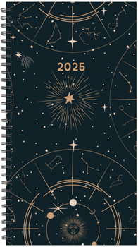 Spiral-bound Celestial 2025 3.5 X 6.5 Softcover Weekly Spiral Book