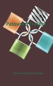 Paperback Password Tracker Book