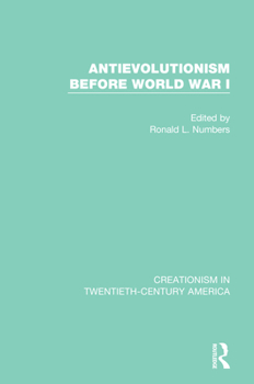 Paperback Antievolutionism Before World War I Book