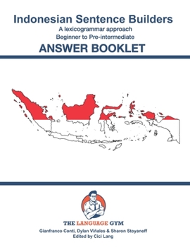 Paperback Indonesian Sentence Builders - Beginner - Answer Book