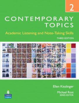Paperback Contemporary Topics 2: Academic Listening and Note-Taking Skills Book
