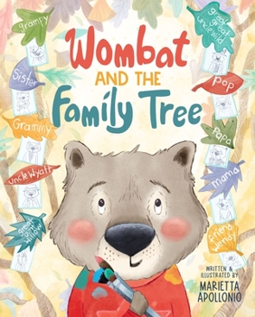 Hardcover Wombat and the Family Tree Book