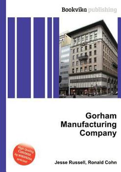 Paperback Gorham Manufacturing Company Book