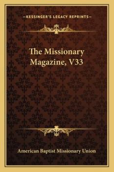 Paperback The Missionary Magazine, V33 Book