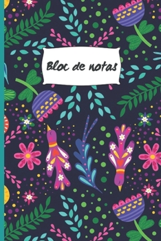 Paperback Bloc de Notas: Cuaderno Lineado Con Fondo Variado. Cuaderno O Bloc de Notas O Apuntes, Diario O Agenda. [Spanish] Book