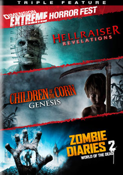 DVD Dimension Extreme Horror Fest Triple Feature Book