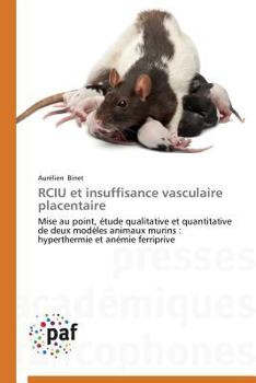 Paperback Rciu Et Insuffisance Vasculaire Placentaire [French] Book