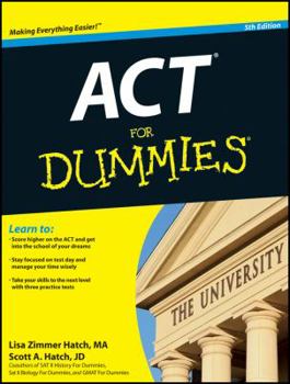 Paperback ACT for Dummies Book