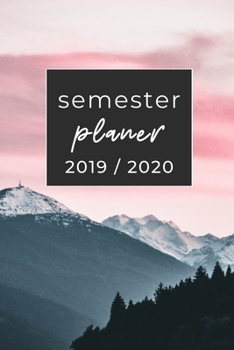 Semester Planer 2019 / 2020: A5 Coole Geschenkidee PLANER zum Studium | Notizbuch für Studenten | Studienbeginn | Erstes Semester | Pruefung | Geburtstag | Terminkalender (German Edition)