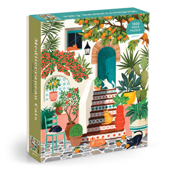 Misc. Mediterranean Cats 1000 Piece Puzzle Book
