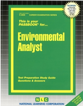 Spiral-bound Environmental Analyst: Passbooks Study Guide Book