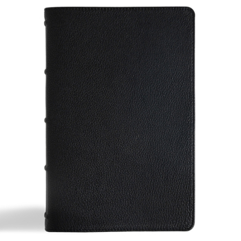 Leather Bound CSB Oswald Chambers Bible, Legacy Edition, Black Premium Goatskin: Includes My Utmost for His Highest Devotional and Other Select Works by Oswald Cham Book