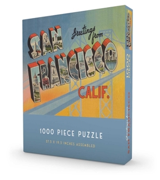 Misc. Greetings from San Francisco Puzzle 1000 Piece Book
