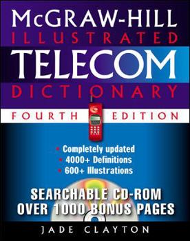 Paperback McGraw-Hill Illustrated Telecom Dictionary [With CDROM] Book
