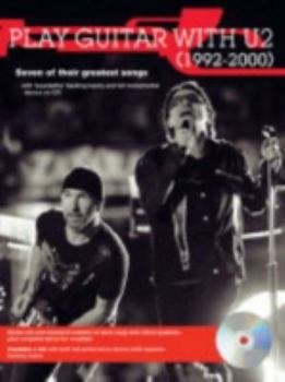 Paperback Play Guitar With... U2 1992 To 2000 Tab Book/Cd Book