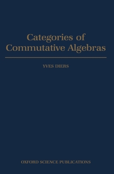 Hardcover Categories of Commutative Algebras Book