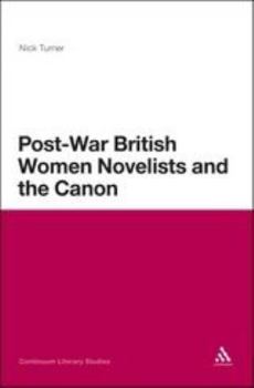Paperback Post-War British Women Novelists and the Canon Book