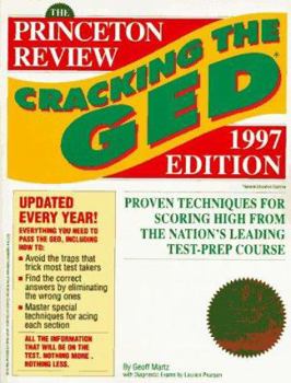 Paperback Cracking the GED, 1997 Edition Book