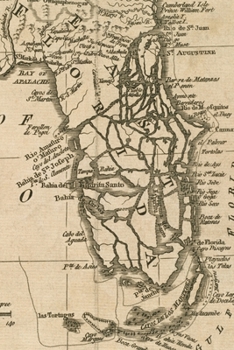 1763 Map of Florida - A Poetose Notebook / Journal / Diary (50 pages/25 sheets)