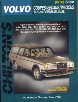 Paperback Volvo Coupes, Sedans, and Wagons, 1970-89 Book