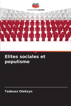 Paperback Elites sociales et populisme [French] Book