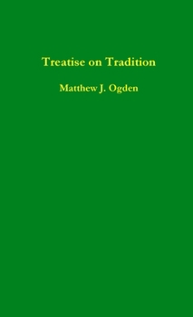 Paperback Treatise on Tradition Book