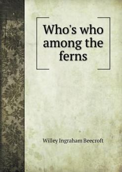 Paperback Who's who among the ferns Book