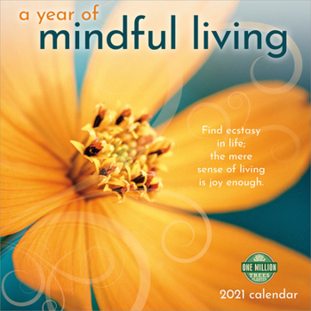 Calendar Year of Mindful Living 2021 Wall Calendar Book