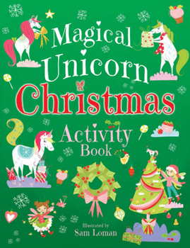 Paperback Magical Unicorn Christmas Activity Book