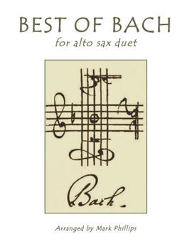 Paperback Best of Bach for Alto Sax Duet Book