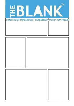Blank Comic Book Panelbook - Staggered, 7x10, 127 Pages