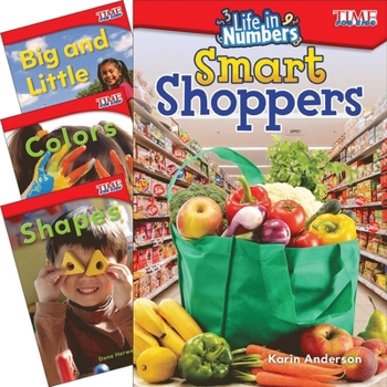 Paperback Time for Kids Math Grade 1: 4-Book Set Book