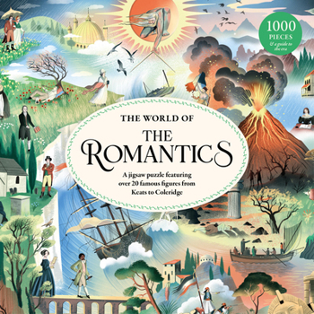 Misc. The World of the Romantics 1000 Piece Puzzle: A Puzzle Featuring Over 20 Famous Figures from Coleridge to Keats Book