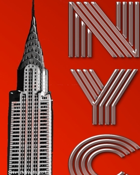Paperback Iconic New York City Chrysler Building creative Writing Drawing Journal: New York City Chrysler Building $ir Michael designer creative drawing journal Book
