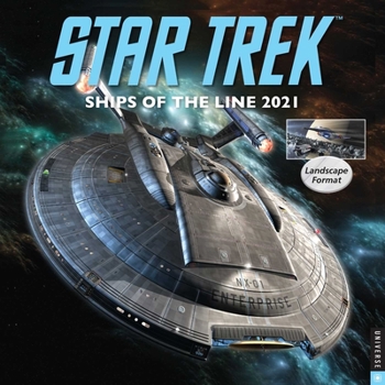 Calendar Star Trek Ships of the Line 2021 Wall Calendar Book