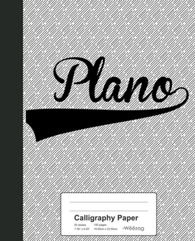 Paperback Calligraphy Paper: PLANO Notebook Book