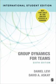 Paperback Group Dynamics for Teams - International Student Edition Book