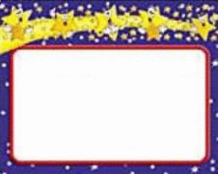 TEACHERS FRIEND LOOK TO THE STARS NAME TAGS