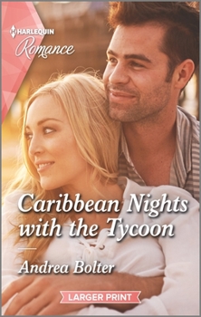 Mass Market Paperback Caribbean Nights with the Tycoon [Large Print] Book