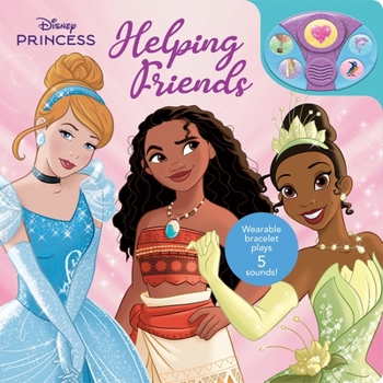Board book Disney Princess: Helping Friends Book and Bracelet Sound Book [With Battery] Book