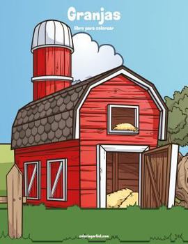 Paperback Granjas libro para colorear 1 [Spanish] Book