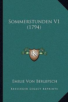 Paperback Sommerstunden V1 (1794) [German] Book