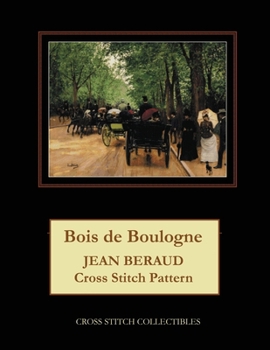 Paperback Bois de Boulogne: Jean Beraud Cross Stitch Pattern Book